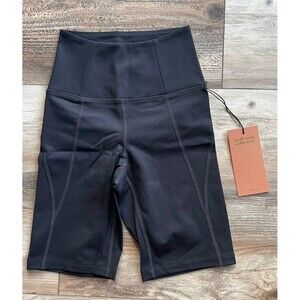 Girlfriend Collective High-Rise Bike Short Women's Size XXS Black New With Tag